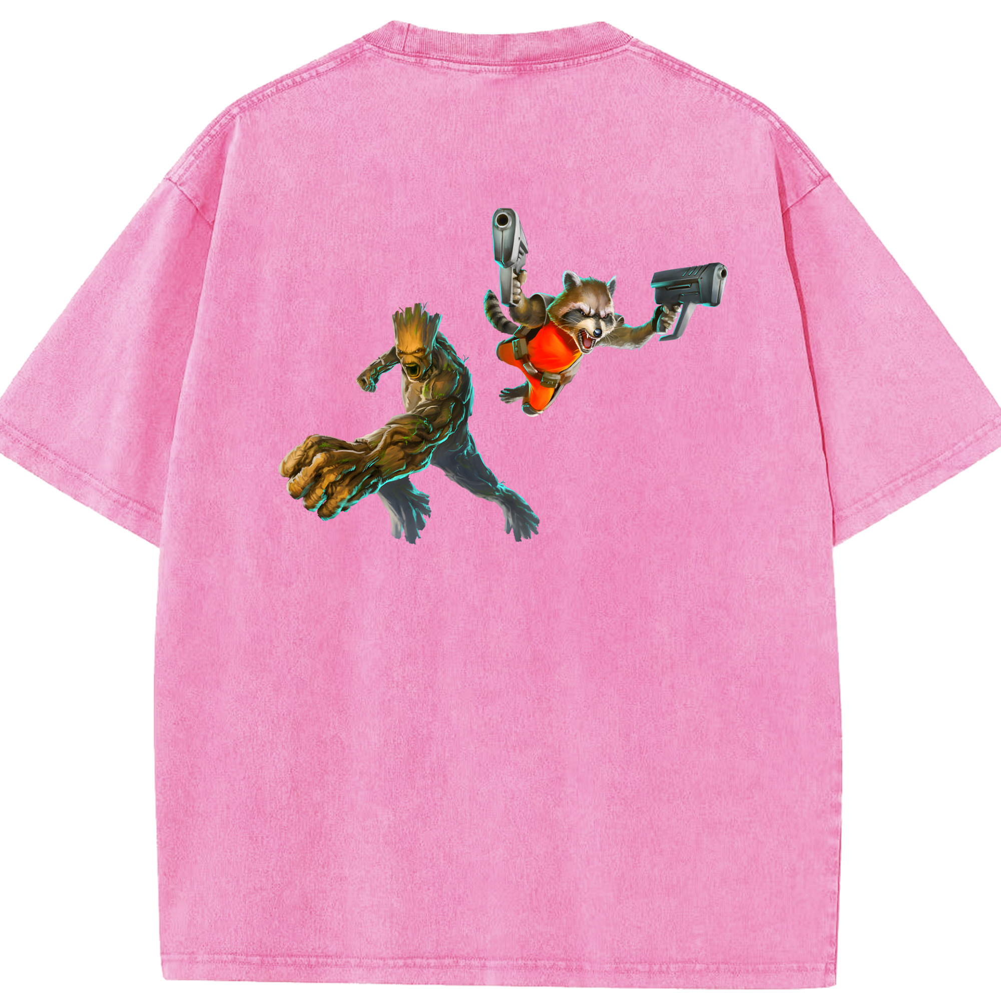 （画像用） アベンジャーズ The Avengers 綿100% ヴィンテージ風 半袖Tシャツ（背面プリント）